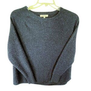 Madewell Dark Navy Wool Blend Long Sleeve Sweater- Size M